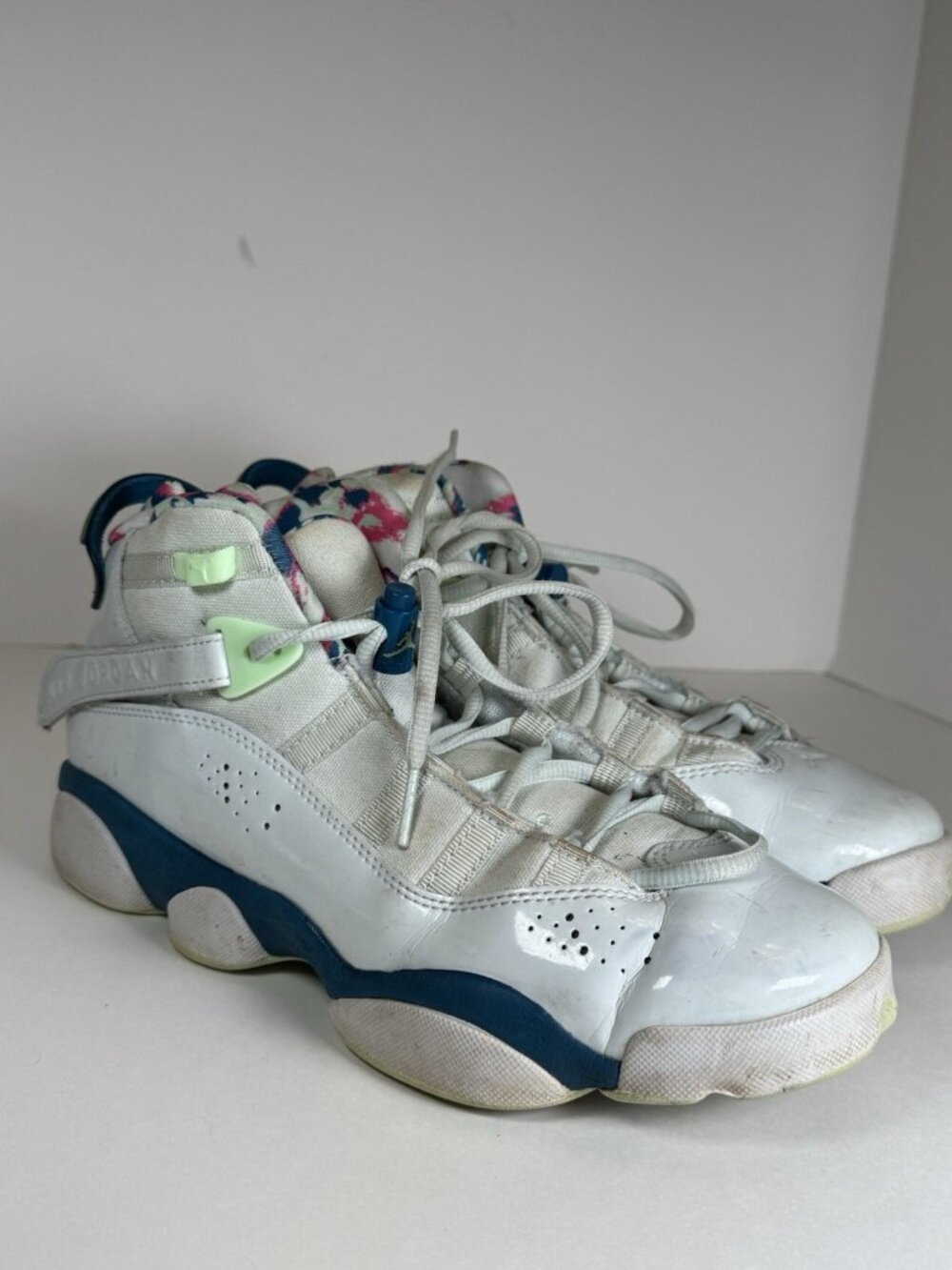 Nike Air Jordan 6 Rings Basketball Shoe 323399-003 Size 7Y